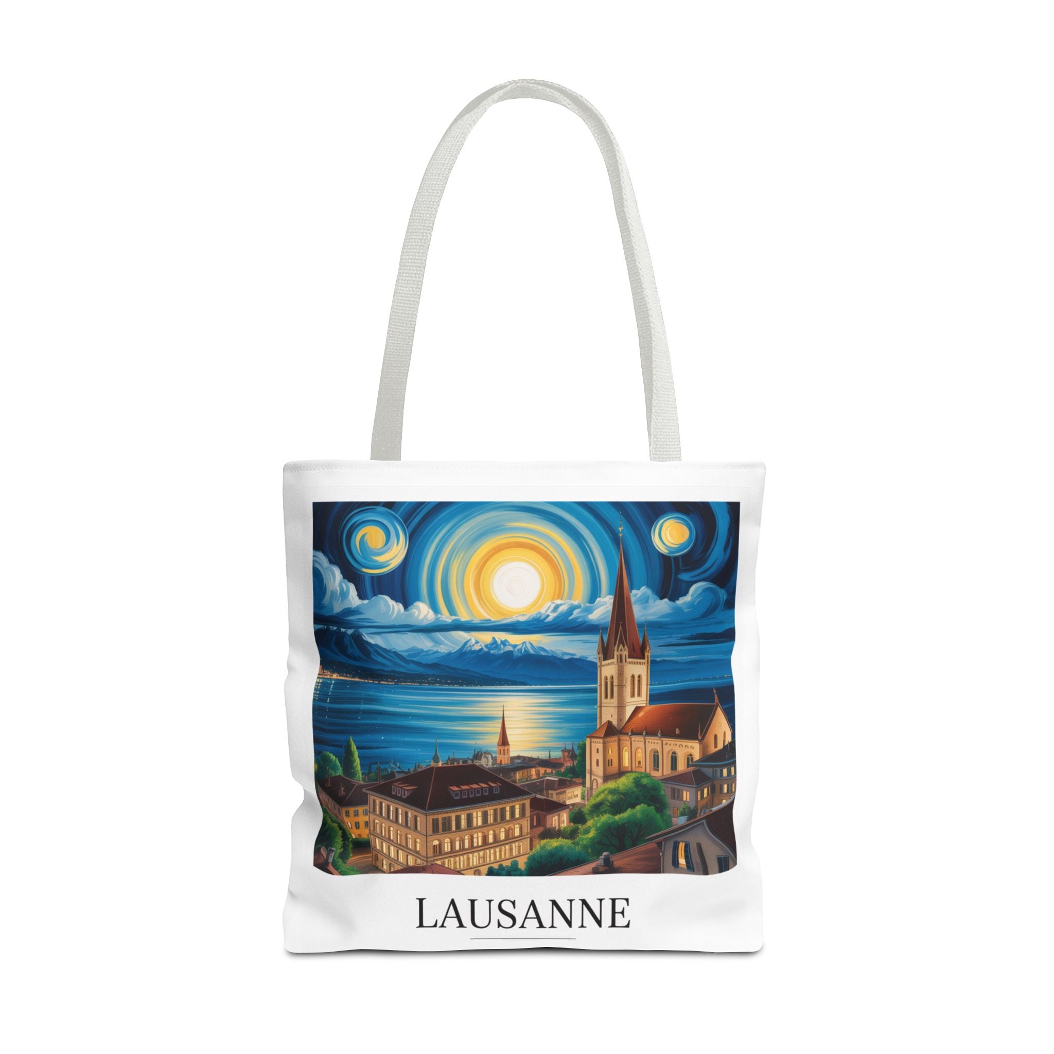 Tote bag - Lausanne de nuit