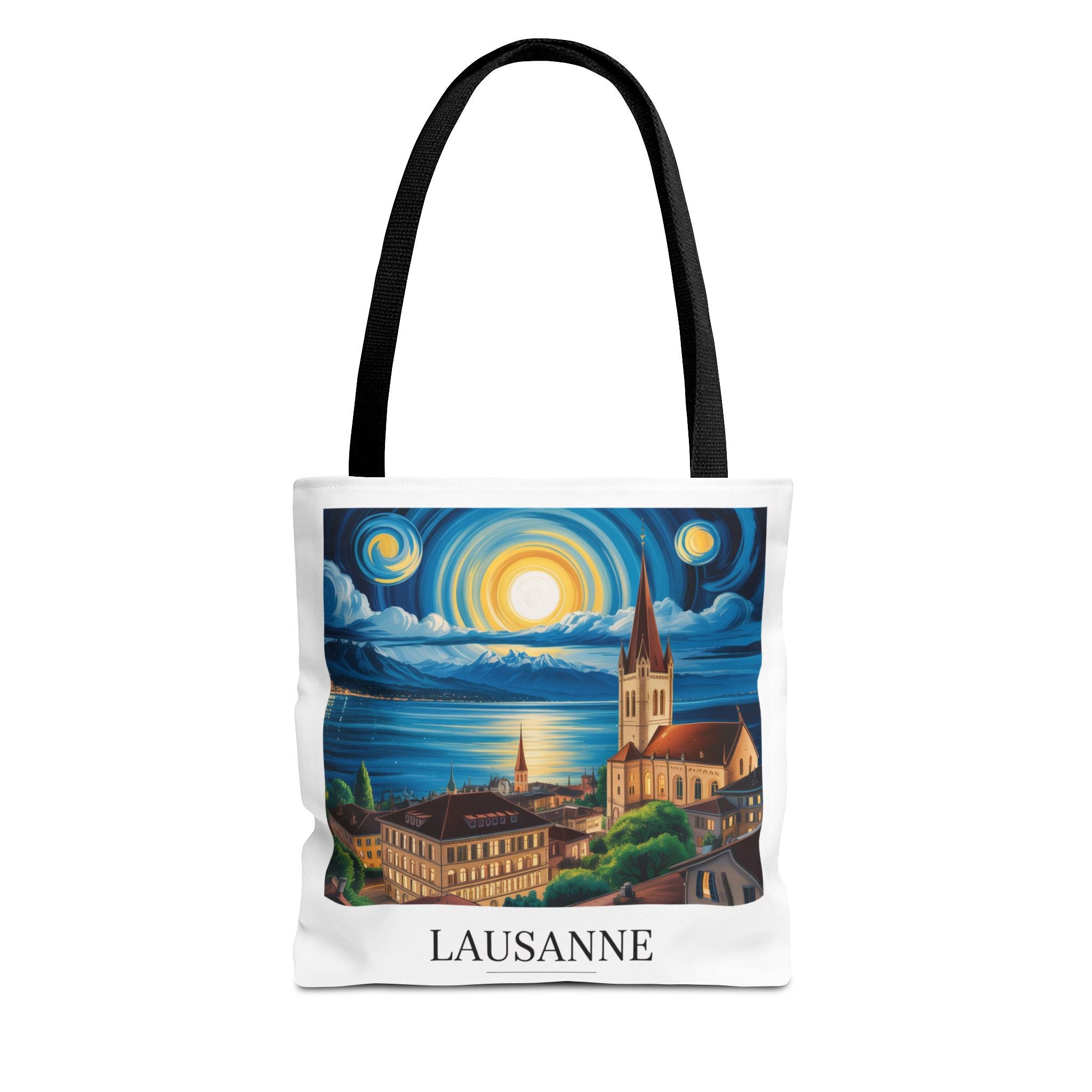 Tote bag - Lausanne de nuit