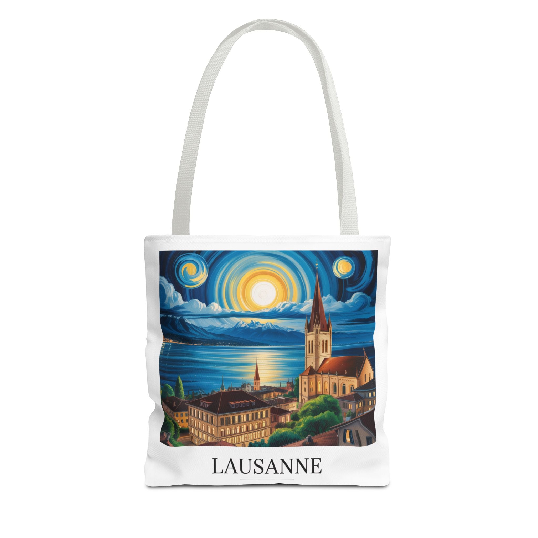 Tote bag - Lausanne de nuit