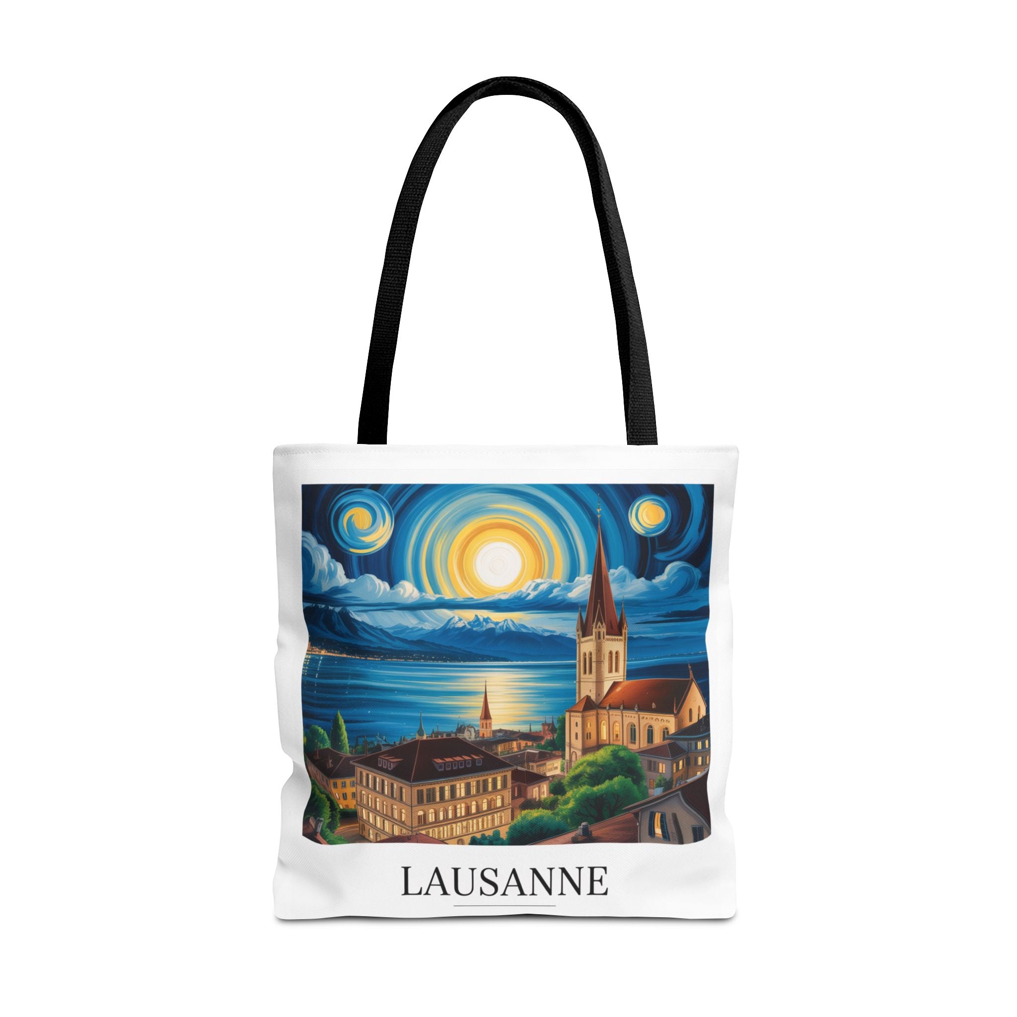 Tote bag - Lausanne de nuit